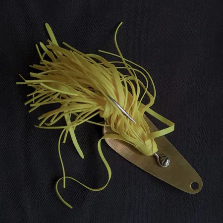 Vintage Strike King Timber King, 1/2oz brass fishing spoon #21954