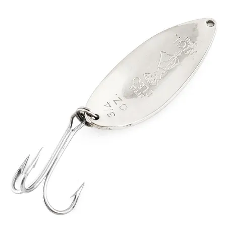 Vintage Seneca Little Cleo (Hula Girl), 3/4oz nickel fishing spoon #21961