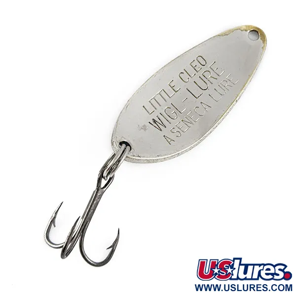 Vintage   Seneca Little Cleo, 1/4oz nickel fishing spoon #21963
