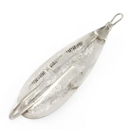 Vintage Johnson Silver Minnow, 2/5oz nickel fishing spoon #21965