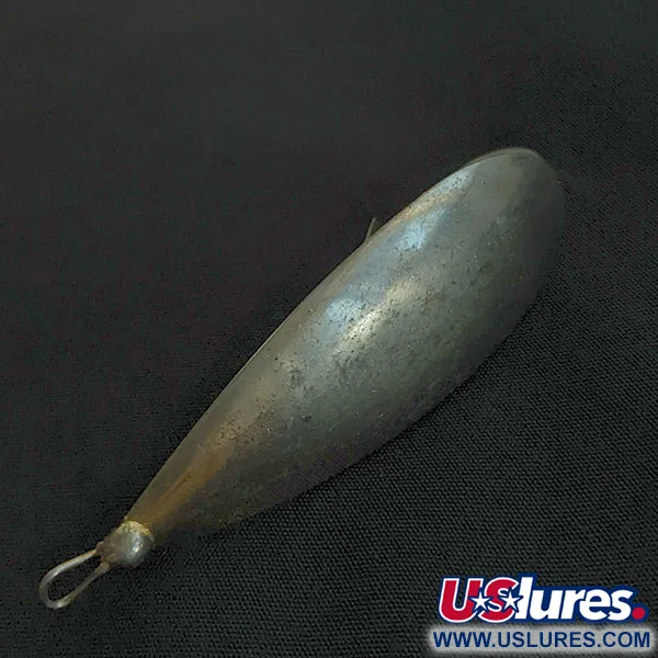 Vintage   Johnson Silver Minnow, 2/5oz silver/gold fishing spoon #21973