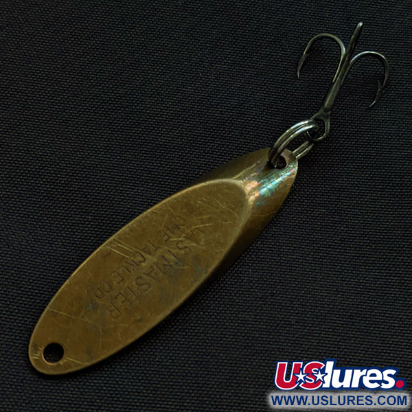 Vintage  Acme Kastmaster, 1/4oz bronze fishing spoon #21980