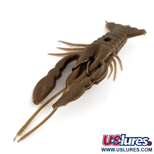 Vintage Snag Proof Original Soft Craw Brown Crawdad, 1/8oz Brown Crawdad fishing #21981