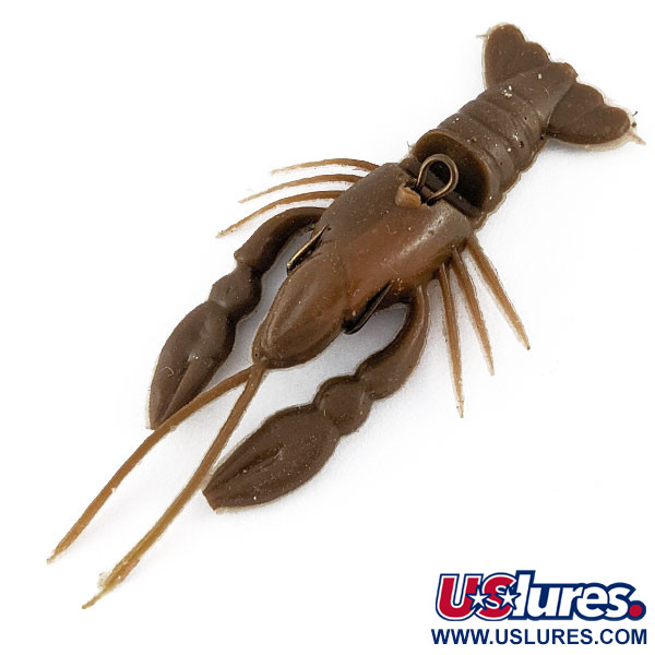 Vintage   Snag Proof Original Soft Craw Brown Crawdad, 1/8oz Brown Crawdad fishing #21981