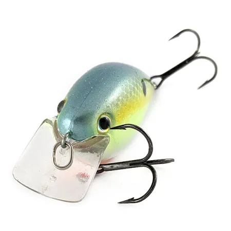 Vintage Strike King KVD 1.5 Silent square bill, 2/5oz Chartreuse Sexy Shad​ fishing lure #21990