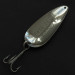 Vintage  Eppinger Dardevle Bass-Devle, 2/5oz nickel fishing spoon #21991