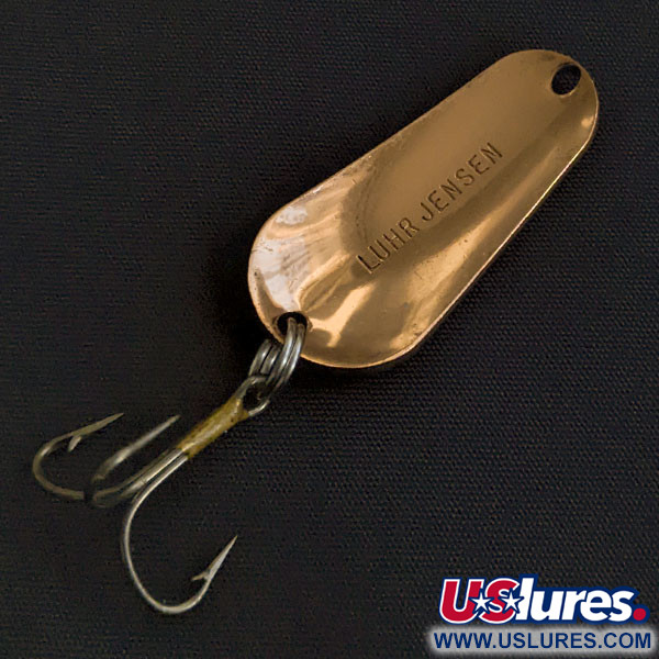 Vintage   Luhr Jensen Luhr's wobbler, 2/5oz copper fishing spoon #21995