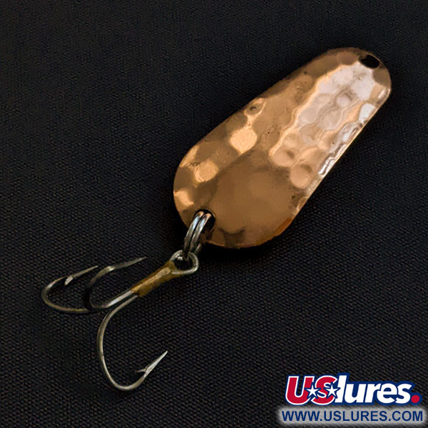 Vintage   Luhr Jensen Luhr's wobbler, 2/5oz copper fishing spoon #21995