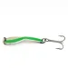 Vintage   Glen Evans Loco 2, 1/3oz white/green Glow - glows in the dark fishing spoon #22000