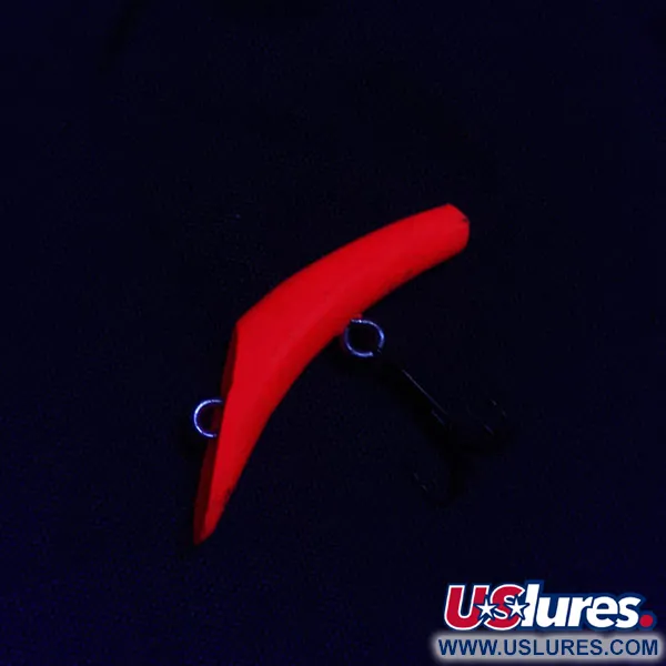 Vintage   Kmart Kresge #318, 3/64oz red UV fishing lure #22006