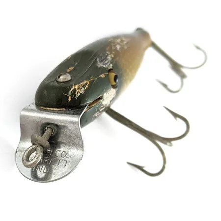 Vintage Creek Chub 933 Baby Pikie Glass Eyes , 1/2oz Pike fishing lure #22011
