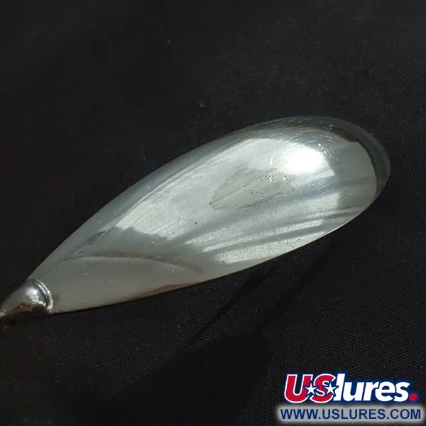 Vintage   Johnson Silver Minnow,  silver fishing spoon #22012
