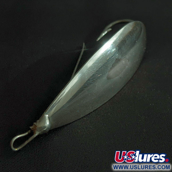 Vintage   Johnson Silver Minnow,  silver fishing spoon #22012