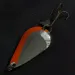Vintage  Acme K.O. Wobbler, 1/2oz nickel/orange fishing spoon #22021
