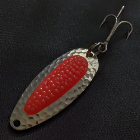 Vintage Blue Fox Pixee UV, 1/2oz gold/orange UV fishing spoon #22023