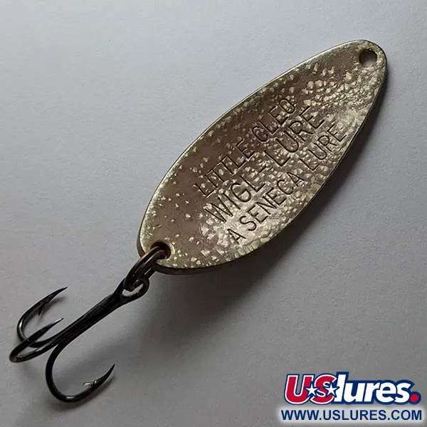 Vintage Seneca Little Cleo Crystal, 1/4oz Crystal fishing spoon #22025