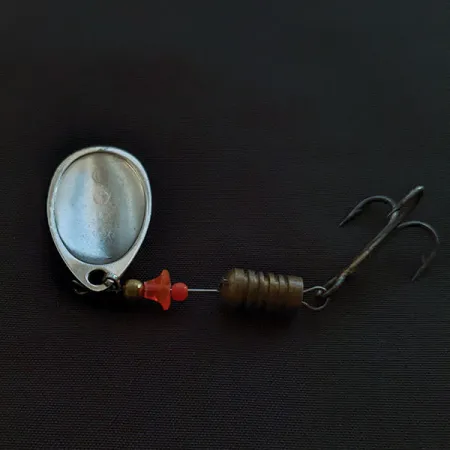 Vintage Other High Quality 2, 1/4oz nickel spinning lure #22029