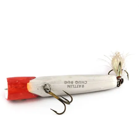 Vintage Storm Rattlin Chug Bug, 2/5oz red head fishing lure #22031