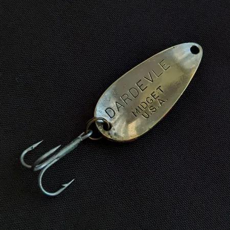 Vintage Eppinger Dardevle Midget, 3/16oz Red Devle fishing spoon #22035