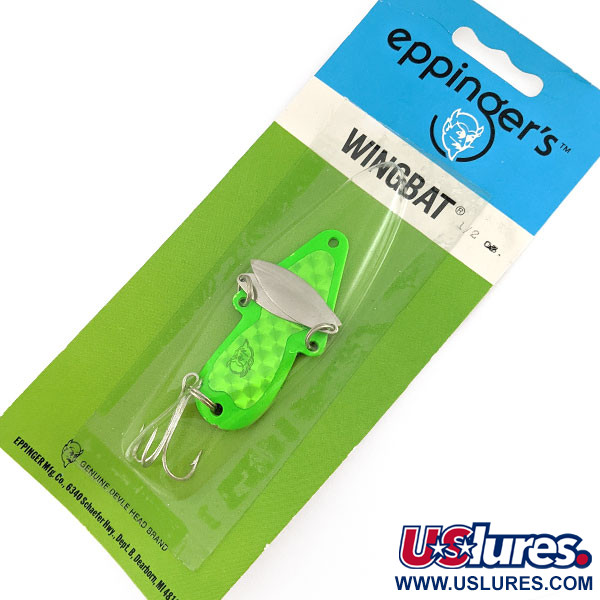   Eppinger Wingbat, 1/2oz Green fishing spoon #22040