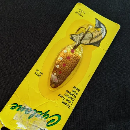  Thomas Cyclone, 1/4oz gold fishing spoon #22042