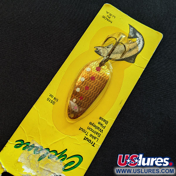    Thomas Cyclone, 1/4oz gold fishing spoon #22042