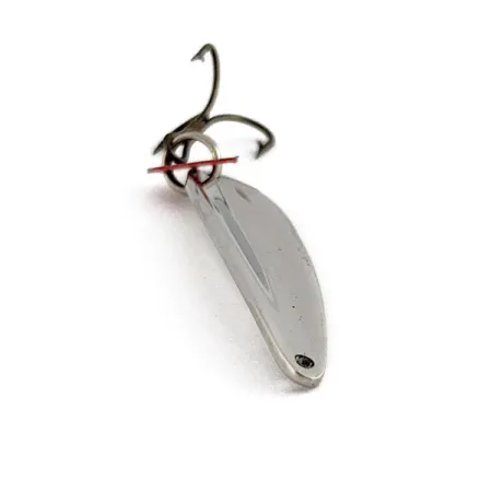 Vintage Bay de Noc  Flute Spoon, 3/16oz nickel fishing spoon #22050