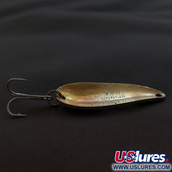 Vintage  Eppinger Dardevle Spinnie, 1/3oz Brass fishing spoon #22055