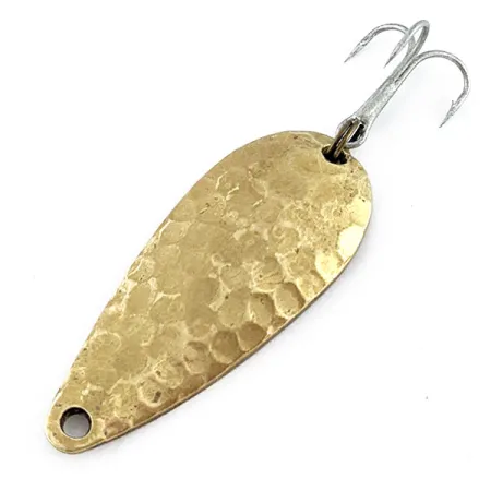 Vintage Eppinger Dardevle Spinnie, 1/3oz Brass fishing spoon #22055