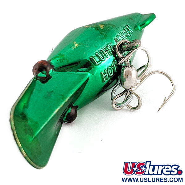 Vintage   Luhr Jensen Hot Shot 30, 3/16oz Green fishing lure #22072