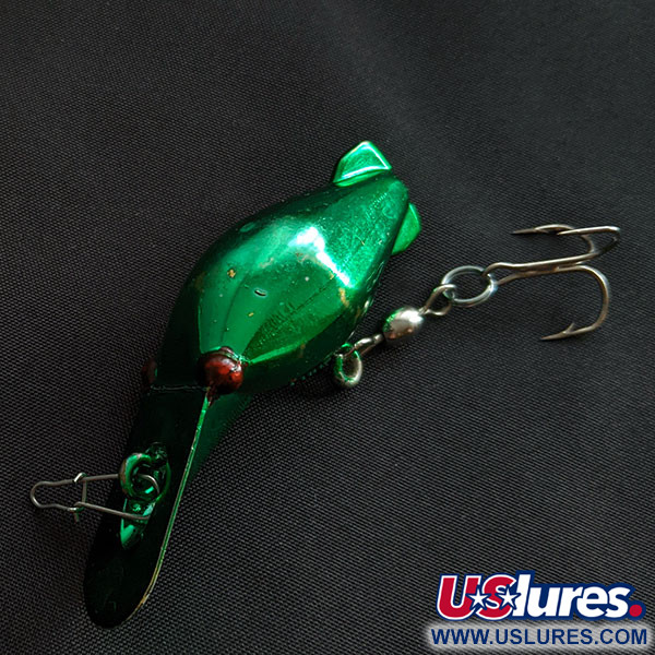 Vintage   Luhr Jensen Hot Shot 30, 3/16oz Green fishing lure #22072