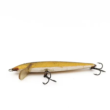 Vintage Rapala Original Floater F9 (Finland), 1/8oz G (Gold) fishing lure #22082