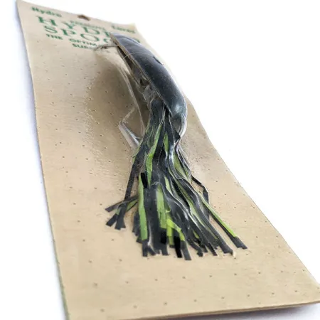 Hydro Lures Hydro Spoon , 2/5oz black/green fishing spoon #22092