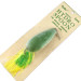 Vintage  Hydro Lures Hydro Spoon, 1/2oz green fishing lure #22093