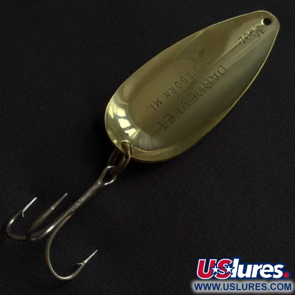 Vintage  Eppinger Dardevle Dardevlet, 3/4oz Five of Diamonds fishing spoon #22102