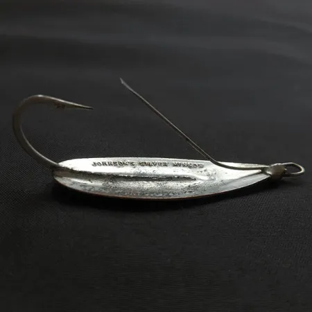Vintage Johnson Silver Minnow, 1/3oz nickel/copper fishing spoon #22104