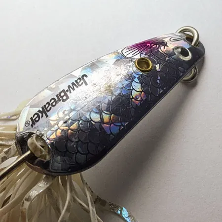 Vintage Northland tackle Jaw-Breaker, 1/2oz Rainbow fishing spoon #22126