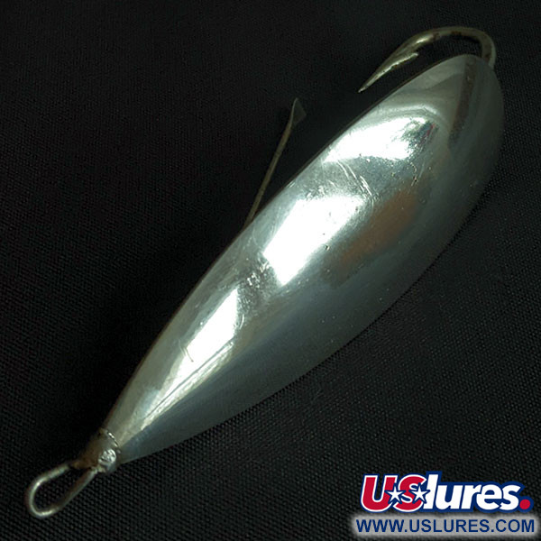 Vintage   Johnson Silver Minnow, 3/4oz silver fishing spoon #22127