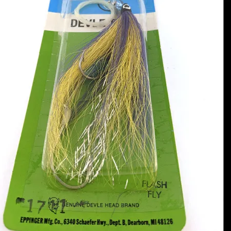 Eppinger Devle Fly, yellow/purple fishing #22136