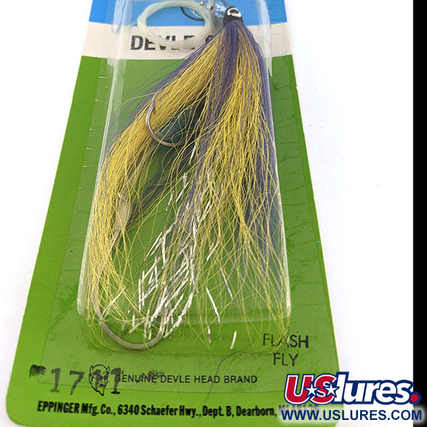   Eppinger Devle Fly,  yellow/purple fishing #22136