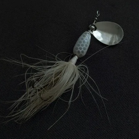 Vintage Yakima Bait Wordens  Spoon Fly 14, 1/32oz nickel spinning lure #22139