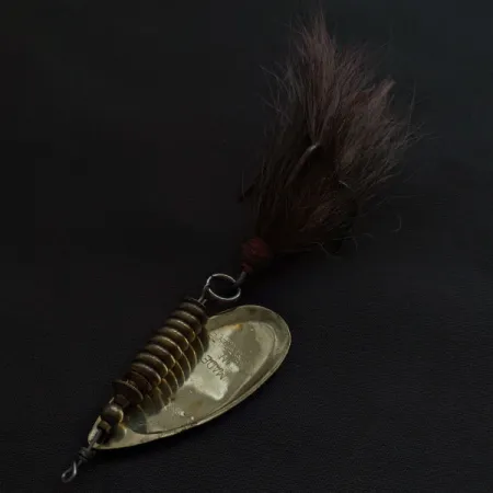 Vintage Mepps Aglia 5 (1960s), 1/2oz gold spinning lure #22140