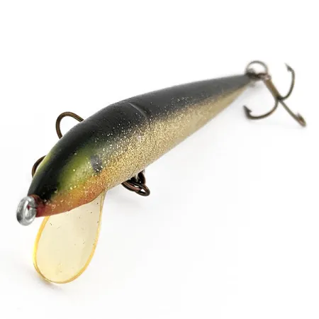 Vintage Atlantic Lures Atlantic lures Rafina #1504, 1/4oz gold/black fishing lure #22143