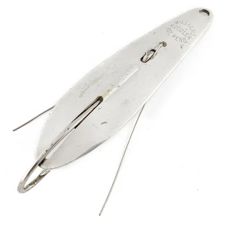 Vintage Williams Weedler, 3/5oz silver fishing spoon #22150
