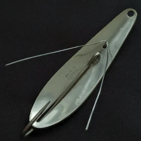 Vintage Williams Weedler, 3/5oz silver fishing spoon #22150