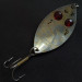 Vintage   Hofschneider Red Eye Junior, 1/2oz gold/nickel/red eyes fishing spoon #22153