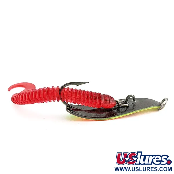 Vintage   Mepps Timber Doodle 1, 2/5oz Fire Tiger fishing spoon #22159