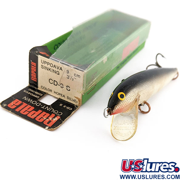   Rapala Countdown CD9 (Finland), 2/5oz S (Silver) fishing lure #22175