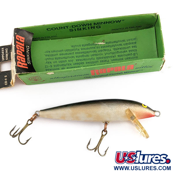   Rapala Countdown CD9 (Finland), 2/5oz S (Silver) fishing lure #22175