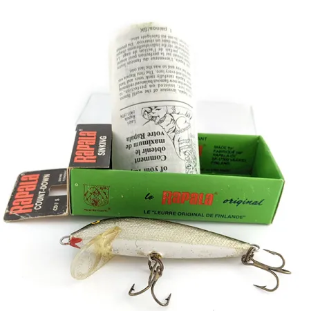 Rapala Countdown CD7 (Finland), 1/4oz S (Silver) fishing lure #22176